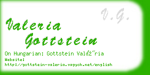 valeria gottstein business card